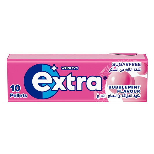 Wrigley's  Extra Bubblemint Pellets Gum, 14g