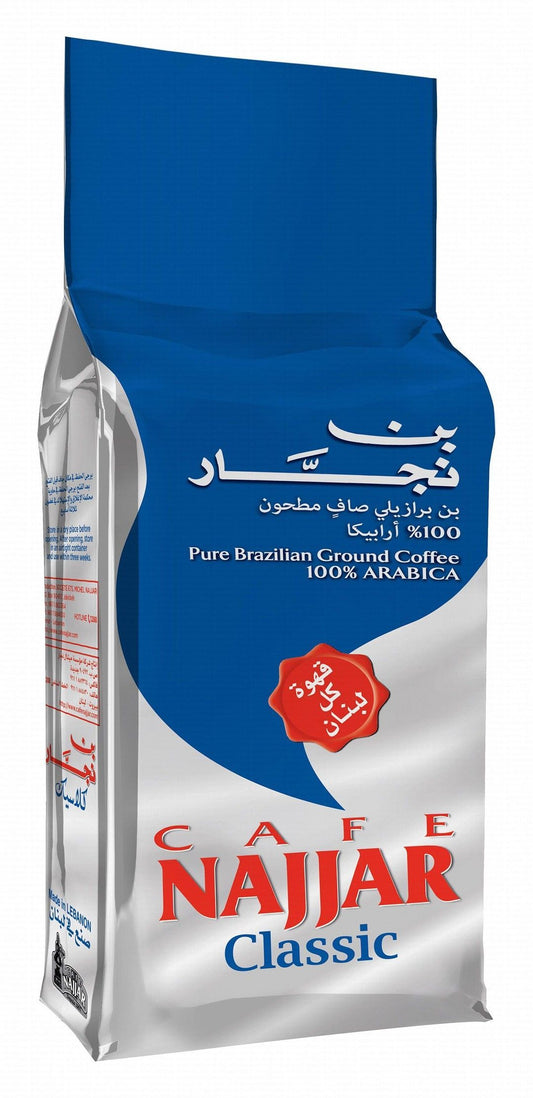 Cafe Najjar Classic Pure Brazilian Arabica Ground Coffee, 200g