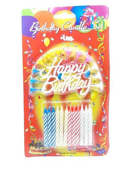 Happy Birthday Candle Set