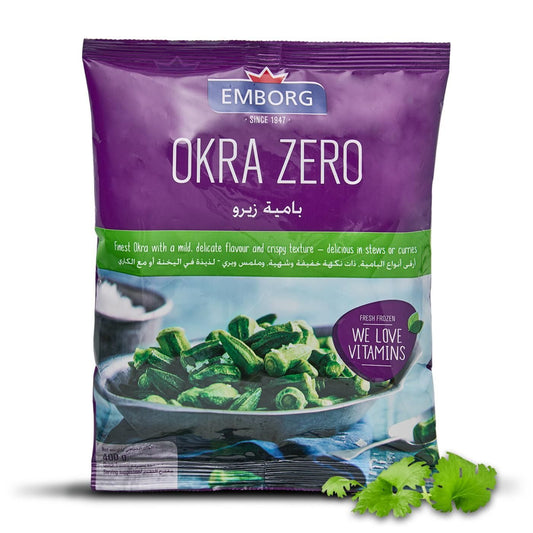 Emborg Frozen Okra Zero, 400g