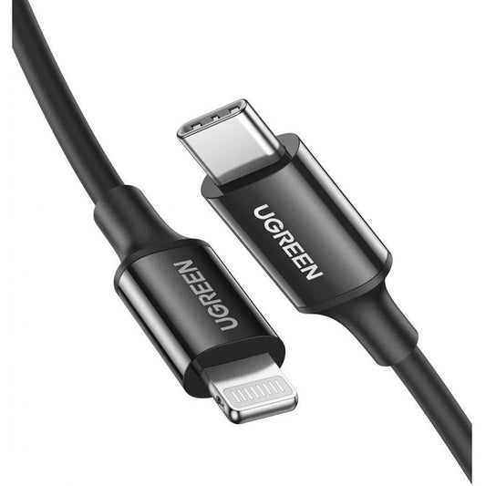 Ugreen Data Cable Usb Type C To Iphone Lightning 1M- Black