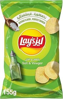 Lays Chips Salt & Vinegar 155gm