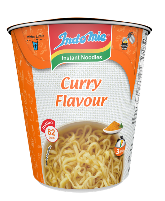 Indomie Curry Flavor Noodles Cup, 60g