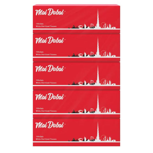 Mai Dubai Tissue, 130x2 Ply, 5 Pieces