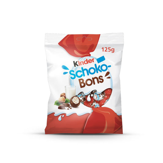 Kinder Schokobons Milky Bitesize Individually Wrapped Chocolates, 125g
