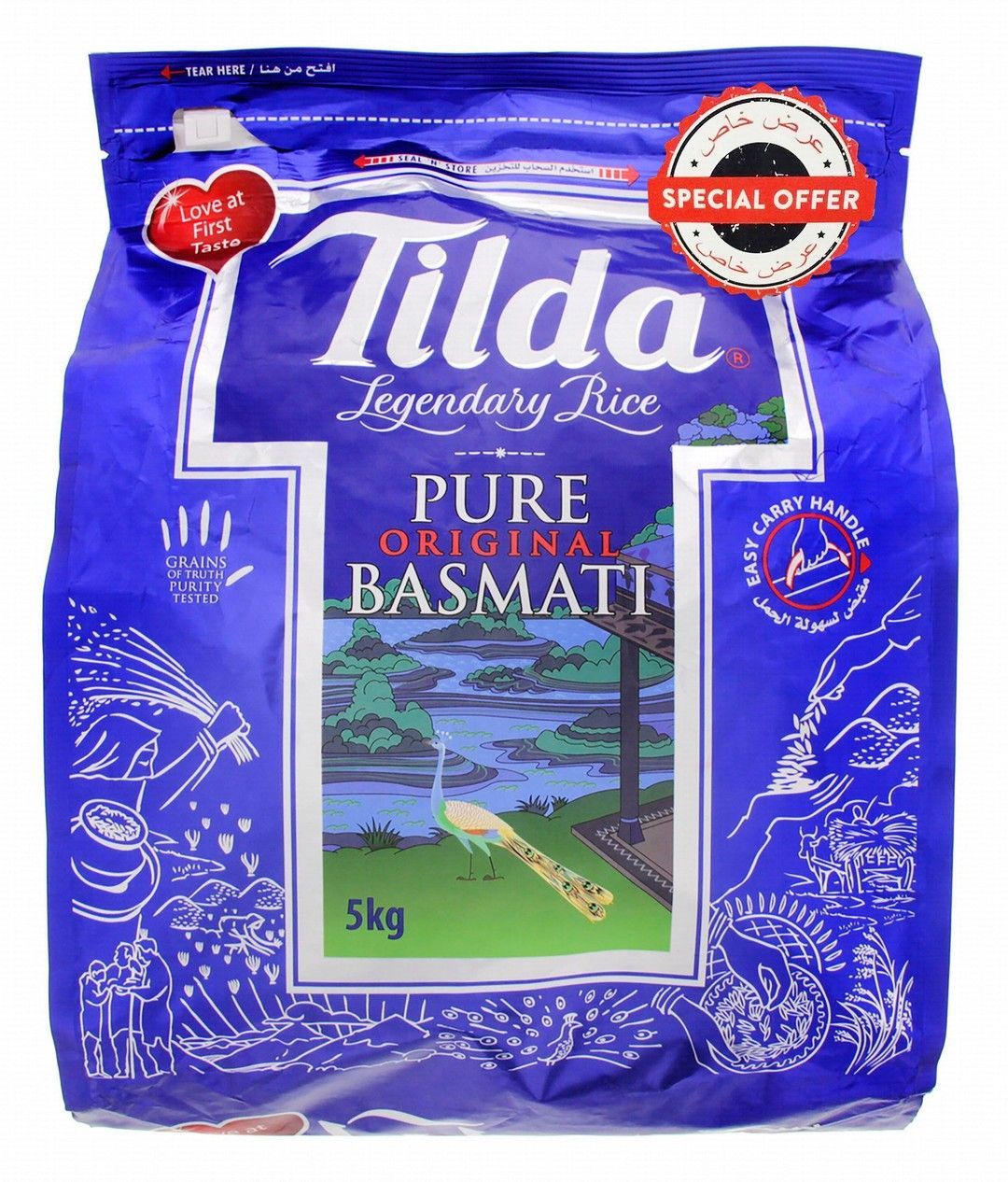 Tilda Pure Original Basmati Rice, 5kg