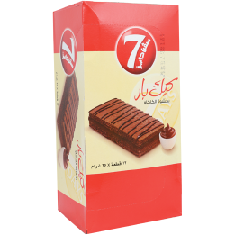 7DAYS CAKE BAR CHOCOLATE 12X25G