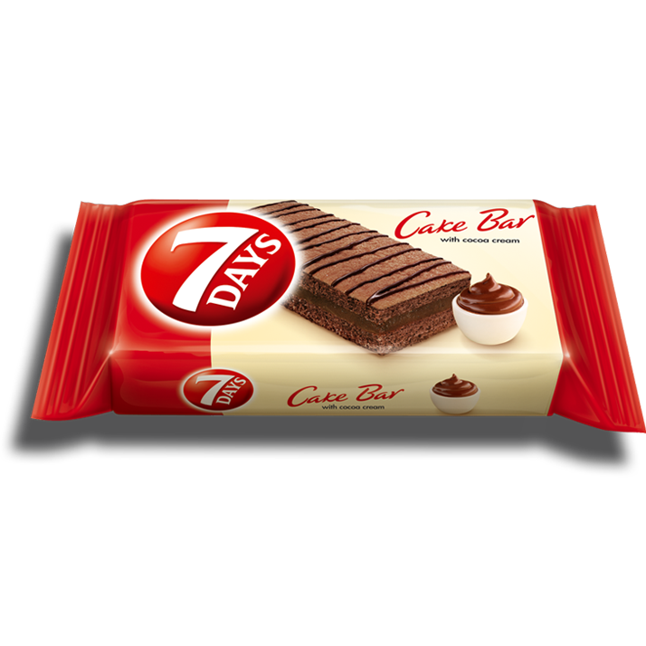 7days choclate coated cake bar