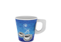 Cosmoplast 7 OZ PRINTED PAPER COFFEE CUPS WITH HANDLE PACK OF 50