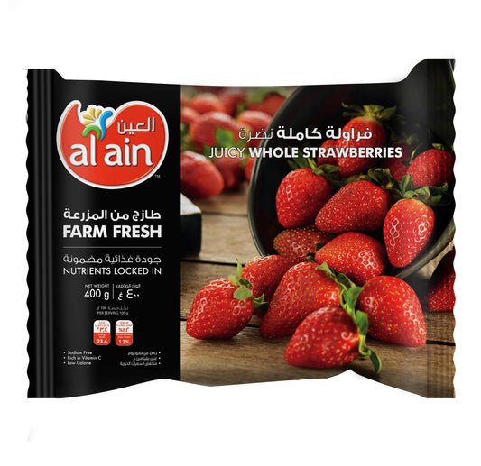 Al Ain Whole Strawbery Regular, 400g