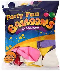 Party Fun Balloons Standard, 40 Pieces, 30cm