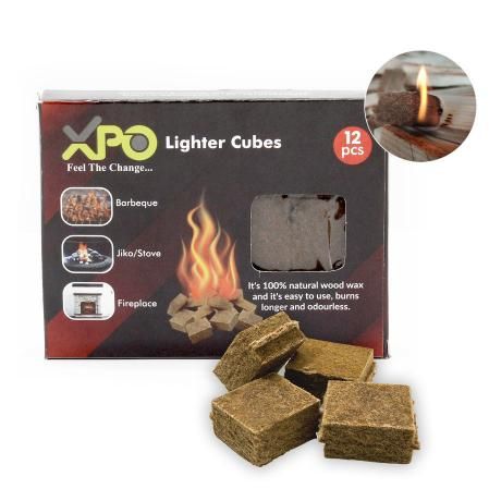 Xpo Fire Lighter Cubes Model Xpo01145, 12 Pieces