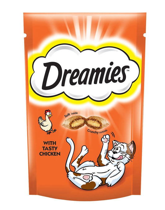 Dreamies Cat Treats with Chicken, 60g