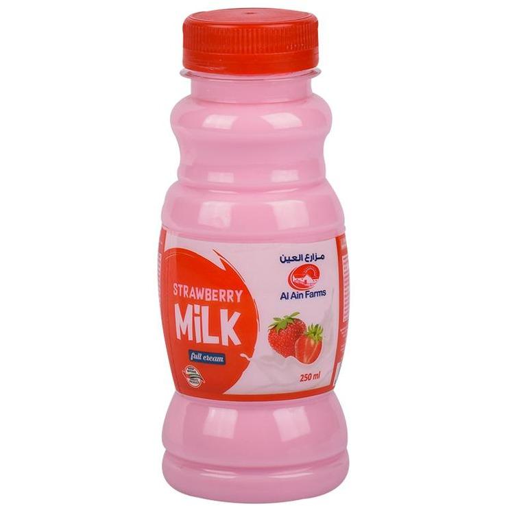 Al ain fresh strawberry milk 250 ml