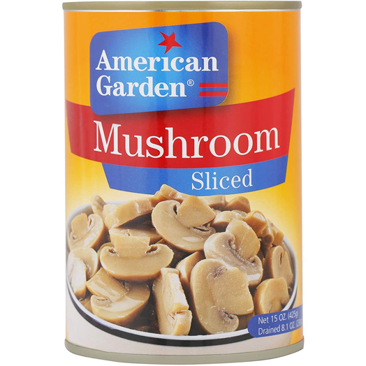 Ameican garden mushroom sliced 425g