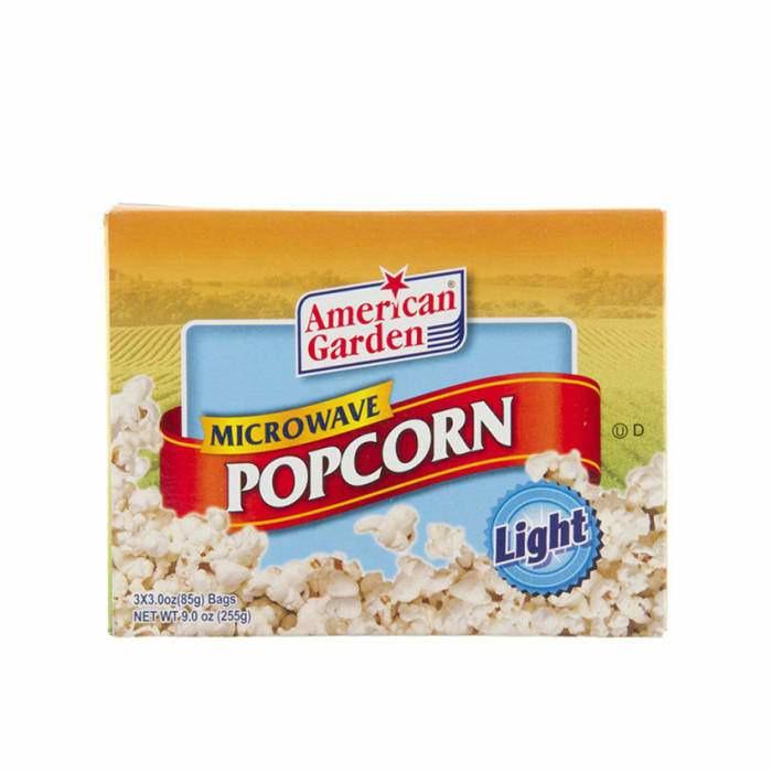 American garden microwave popcorn light 225g