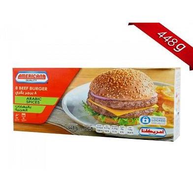 Americana humburger 8 pcs 448gm