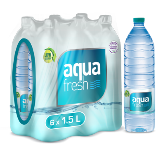 Aqua fresh water bottle