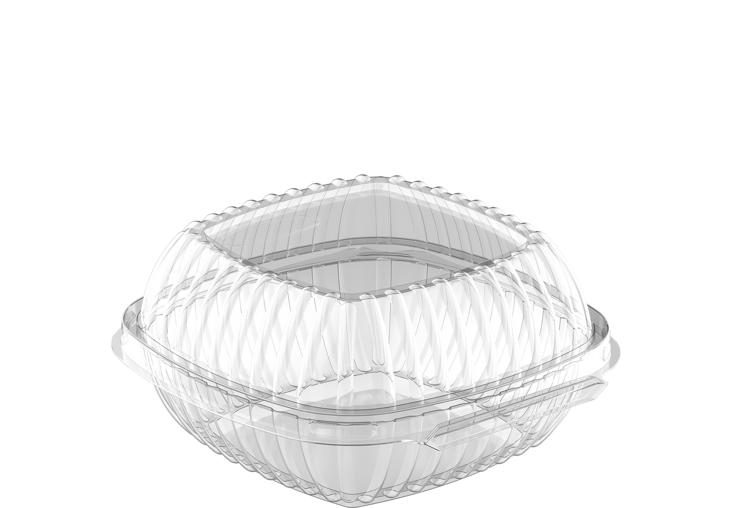 Cosmoplast LARGE BURGER PLASTIC CONTAINERS PACK OF 25
