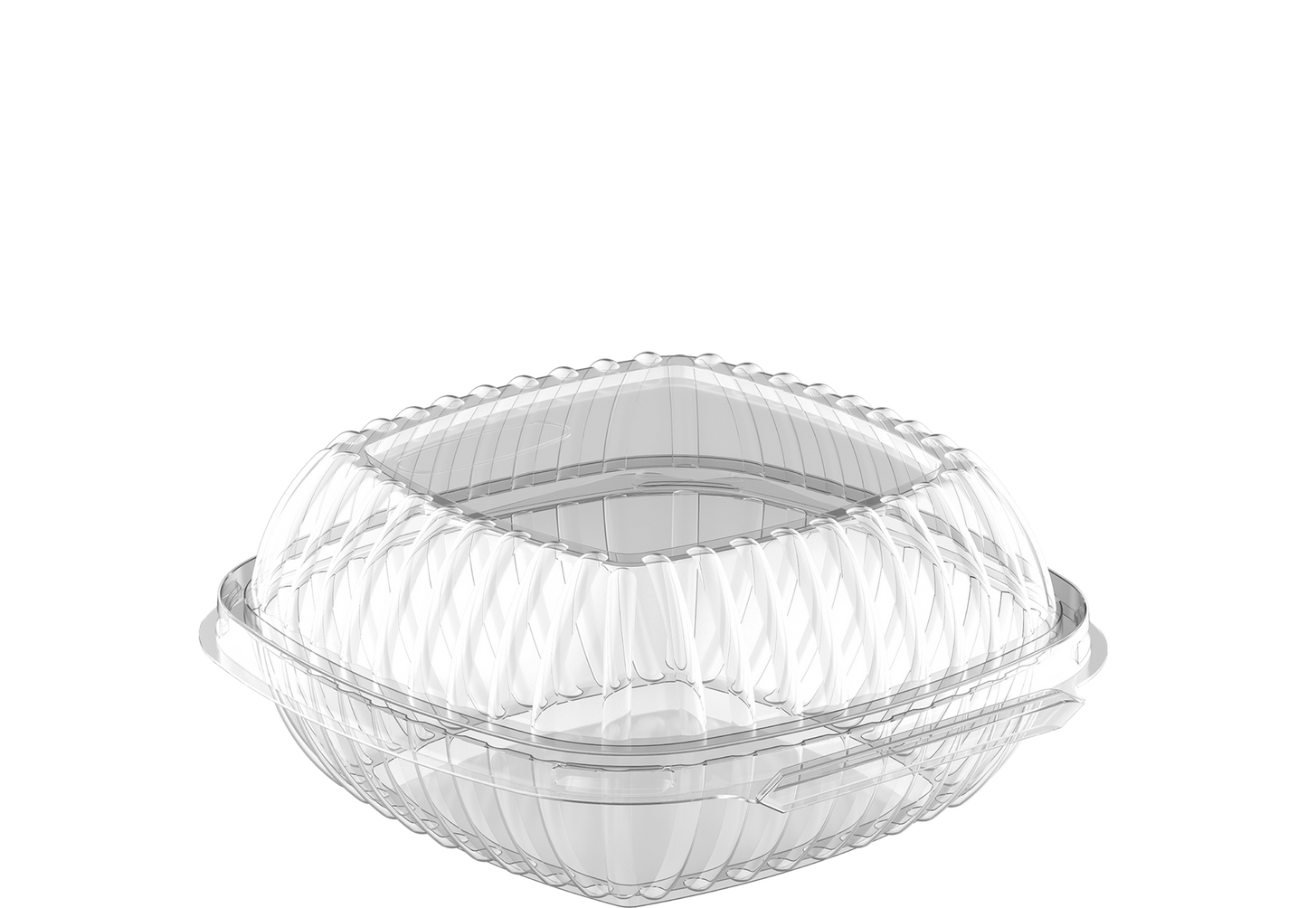 Cosmoplast MEDIUM BURGER PLASTIC CONTAINERS PACK OF 25