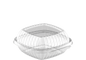 Cosmoplast MEDIUM BURGER PLASTIC CONTAINERS PACK OF 25