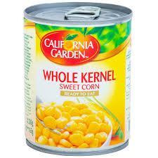 Cali forana garden whole kernel sweet corn 200g