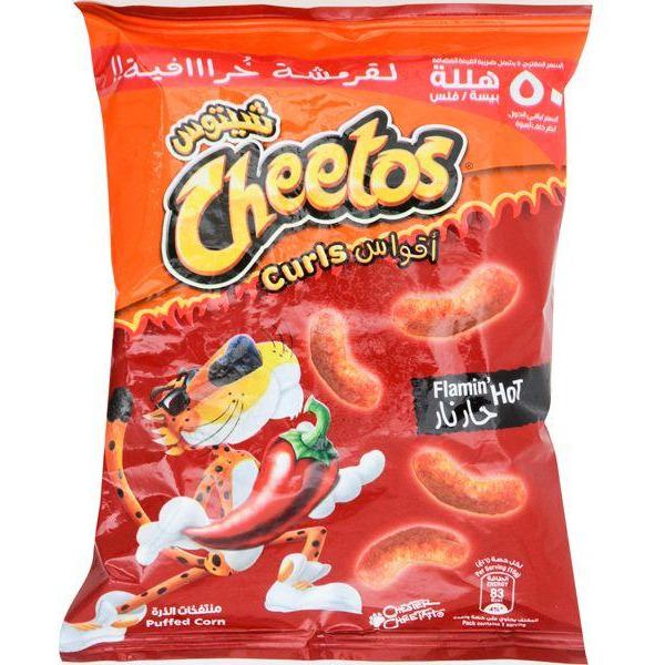 Cheetos curl flamin 16gm