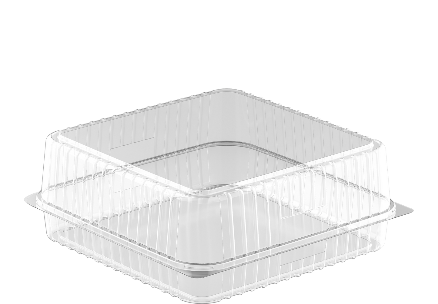 Cosmoplast MEDIUM CAKE PLASTIC CONTAINERS PACK OF 10