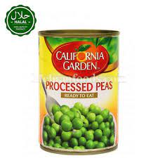 Califorana garden processed peas 400g