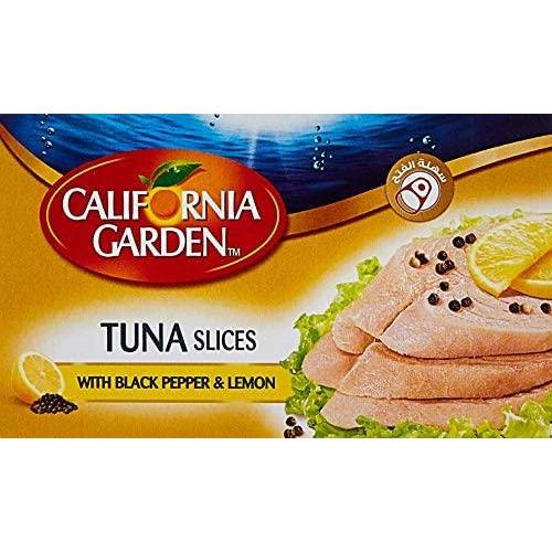 California Garden Tuna Slices In Black Pepper and Lemon - 120 gm