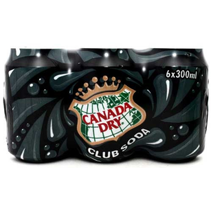 Canada Dry Club Soda 6X300ml