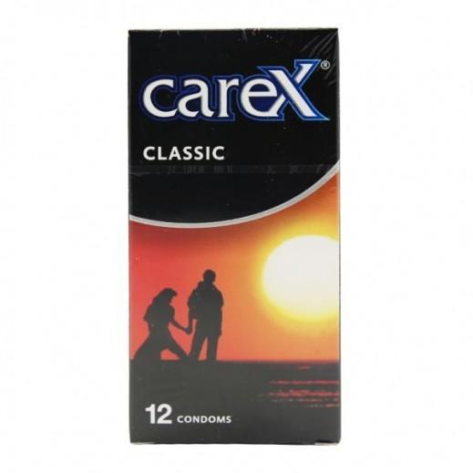 Carex classic condoms, 12 count with fast