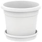 Cosmoplast flower pot 10 inches white