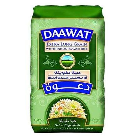 Daawat extra long white indian basmati rice 1kg