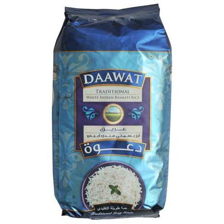 Daawat traditional white indian basmati rice 1kg