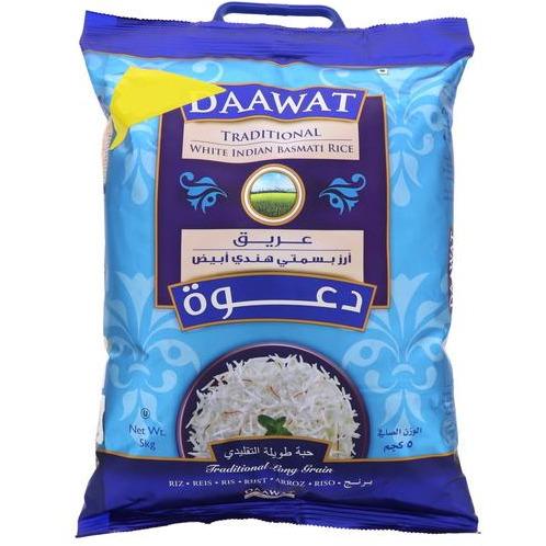 Daawat traditional white indian basmati rice 5kg