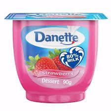 Danette dessert strawberry flavour 90 g
