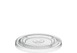 Cosmoplast 90 MM PACK OF 50 FLAT LIDS FOR 12, 14 OZ CLEAR PLASTIC CUPS
