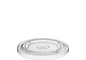 Cosmoplast 97 MM PACK OF 50 FLAT LIDS FOR 16 OZ CLEAR PLASTIC CUPS