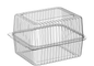 Cosmoplast 71 OZ PACK OF 10 HINGED DOME PLASTIC CONTAINERS