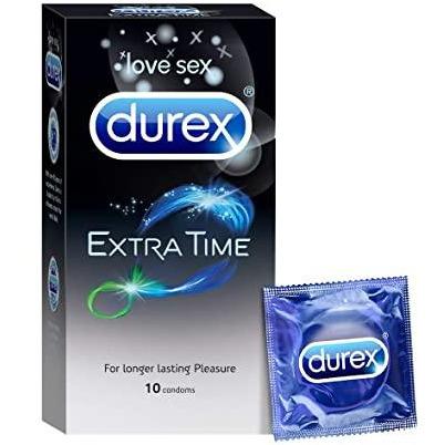 Durex condoms, extra time - pack of 10