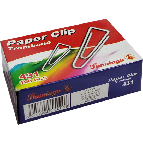 Flamingo paper clip no 236 - 100 pices