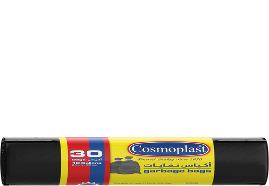 Cosmoplast GARBAGE BAGS 10 GALLONS 54 X 60 CM