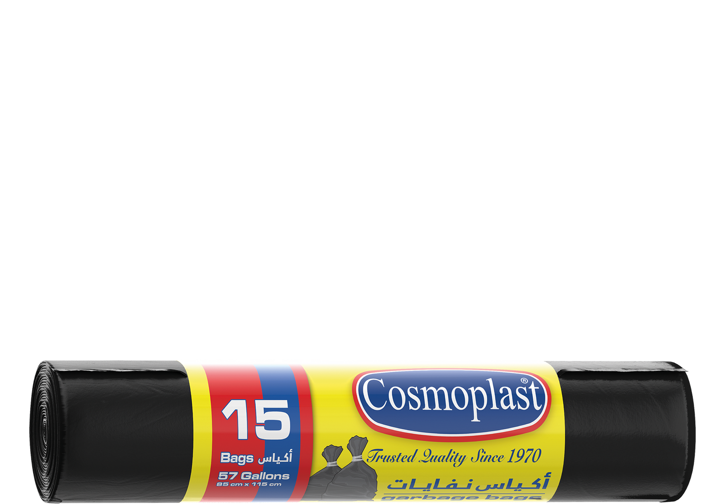 Cosmoplast GARBAGE BAGS 57 GALLONS 85 X 115 CM
