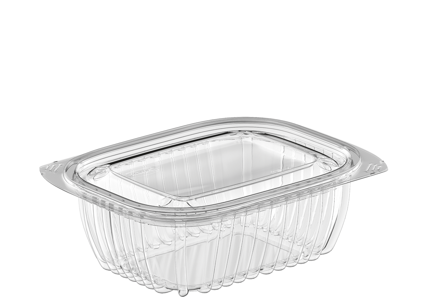 Cosmoplast 24 OZ PACK OF 20 CLEAR GENERAL PURPOSE CONTAINERS WITH LIDS