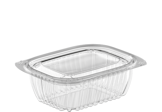Cosmoplast 24 OZ PACK OF 20 CLEAR GENERAL PURPOSE CONTAINERS WITH LIDS