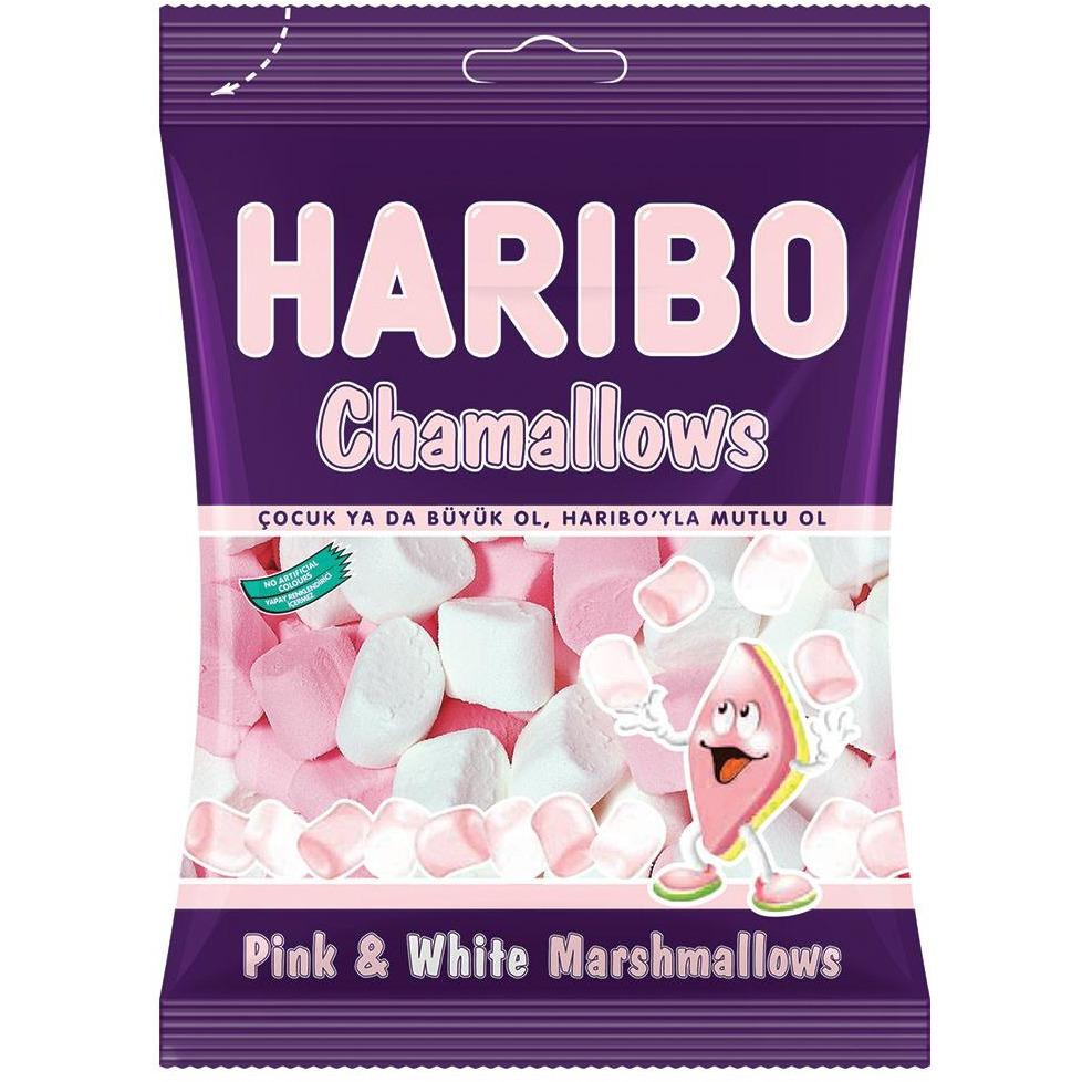 Haribo chamallows pink &white 70g