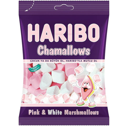 Haribo chamallows pink &white 70g