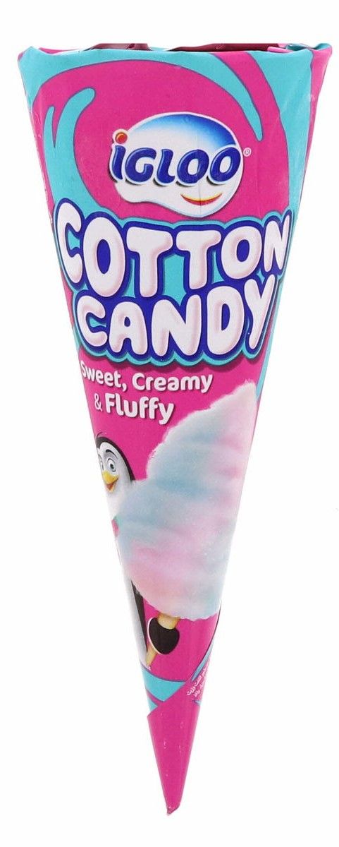 Igloo Cotton Candy Cone Ice Cream 120 ml