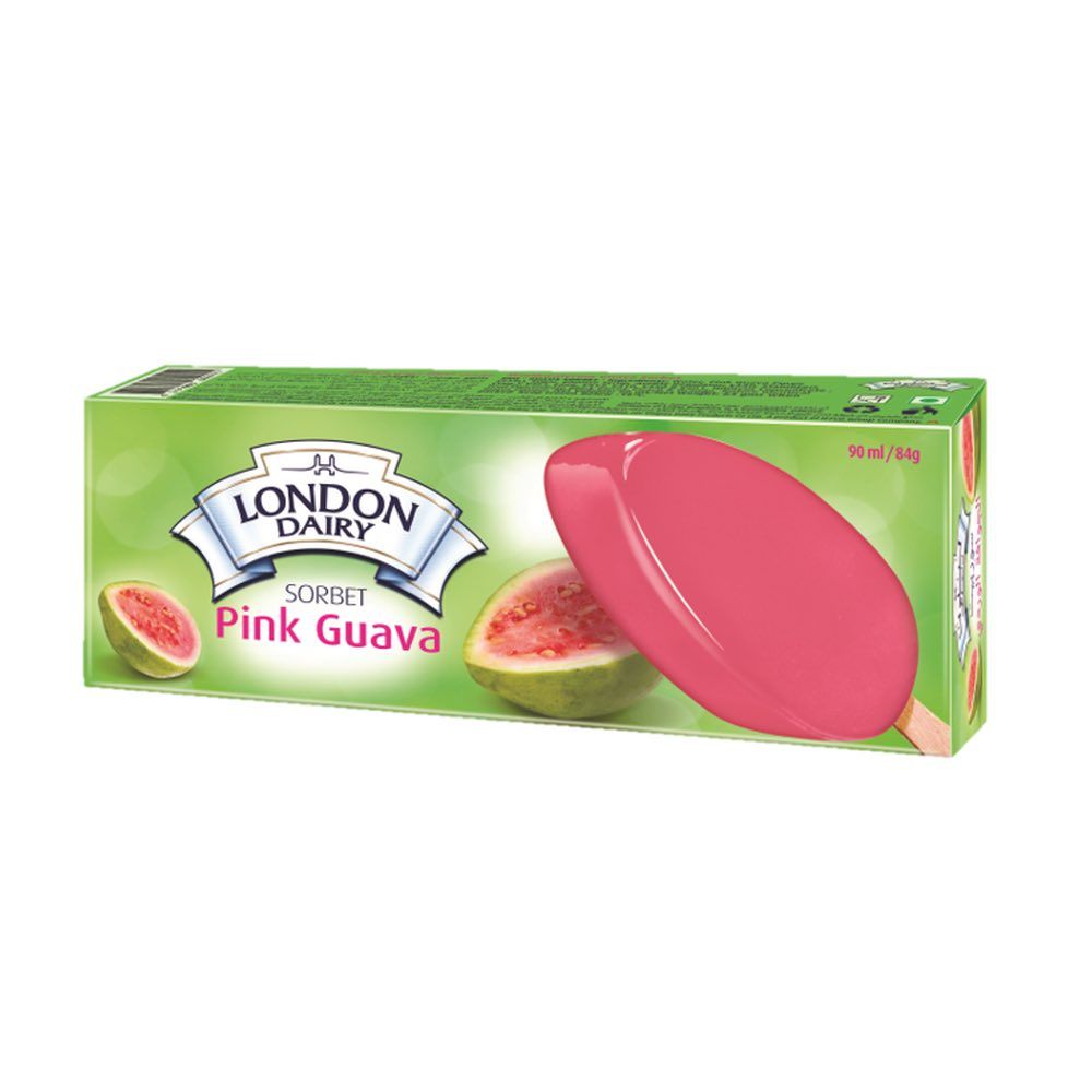 London Dairy Pink Guava Ice Cream Stick 90 ml *